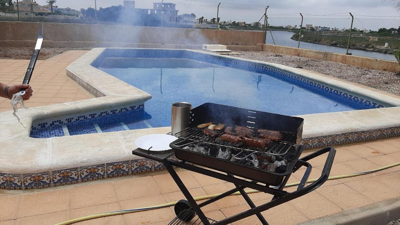 Villa en Veneziola con atracadero privado La Manga del Mar Menor Esterno foto